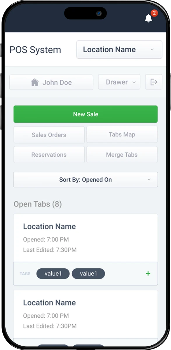 Intellifins Mobile POS