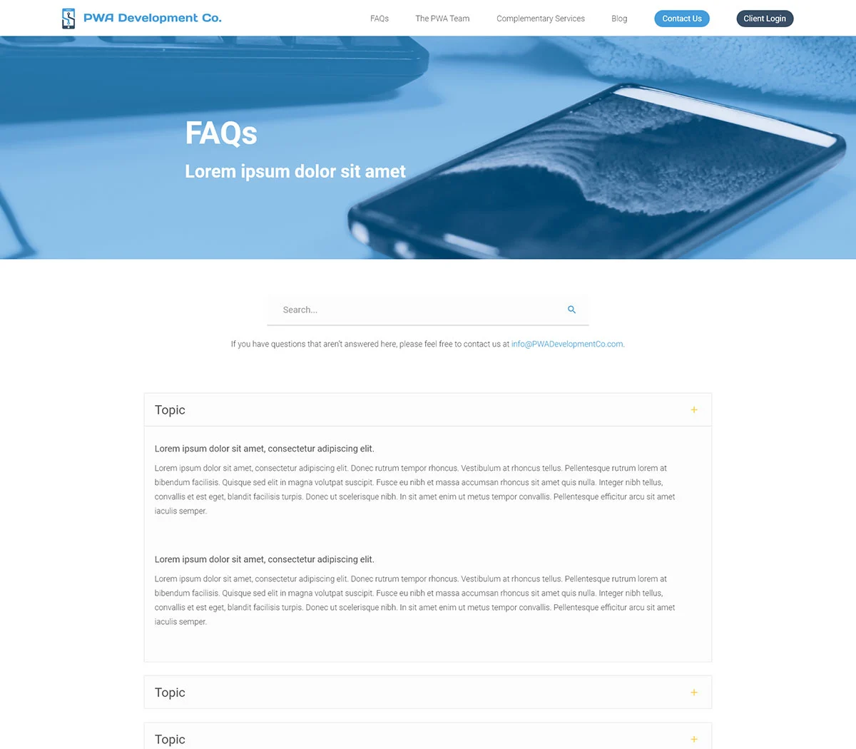 PWA FAQs